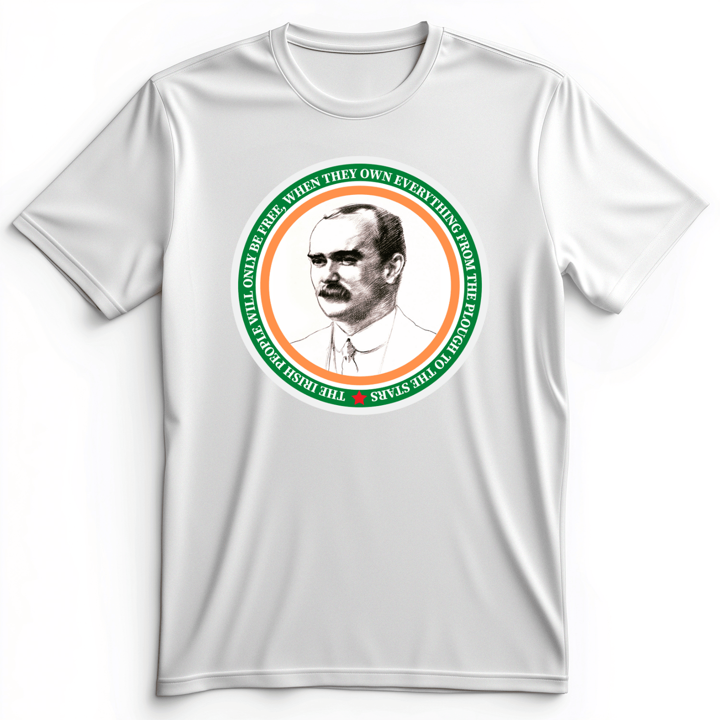 James Connolly Premium Tee White / S