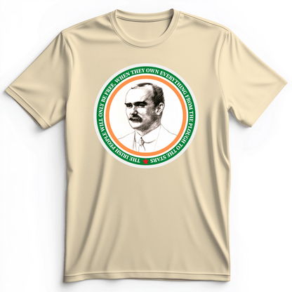 James Connolly Premium Tee Natural / S