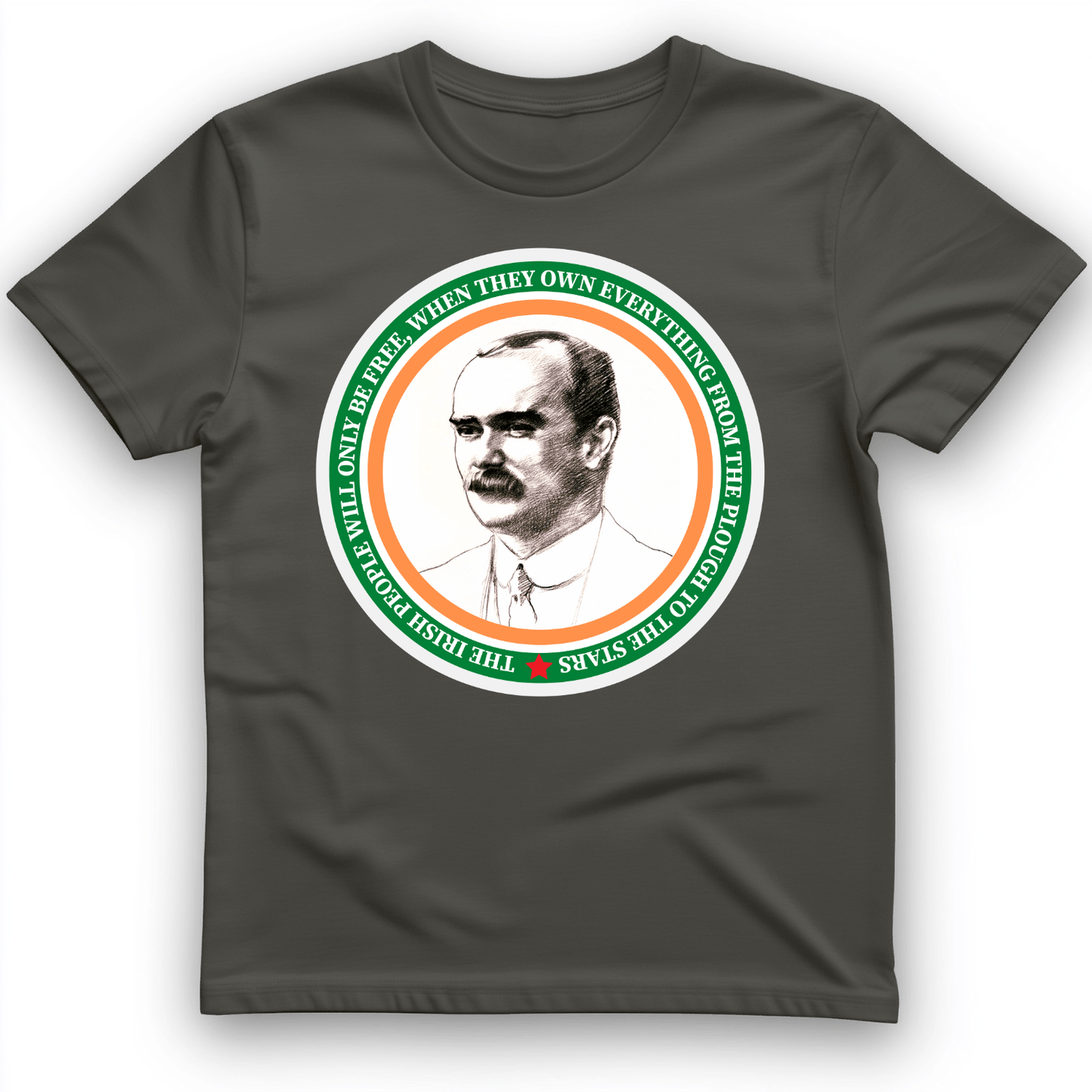 James Connolly T-Shirt Charcoal / S