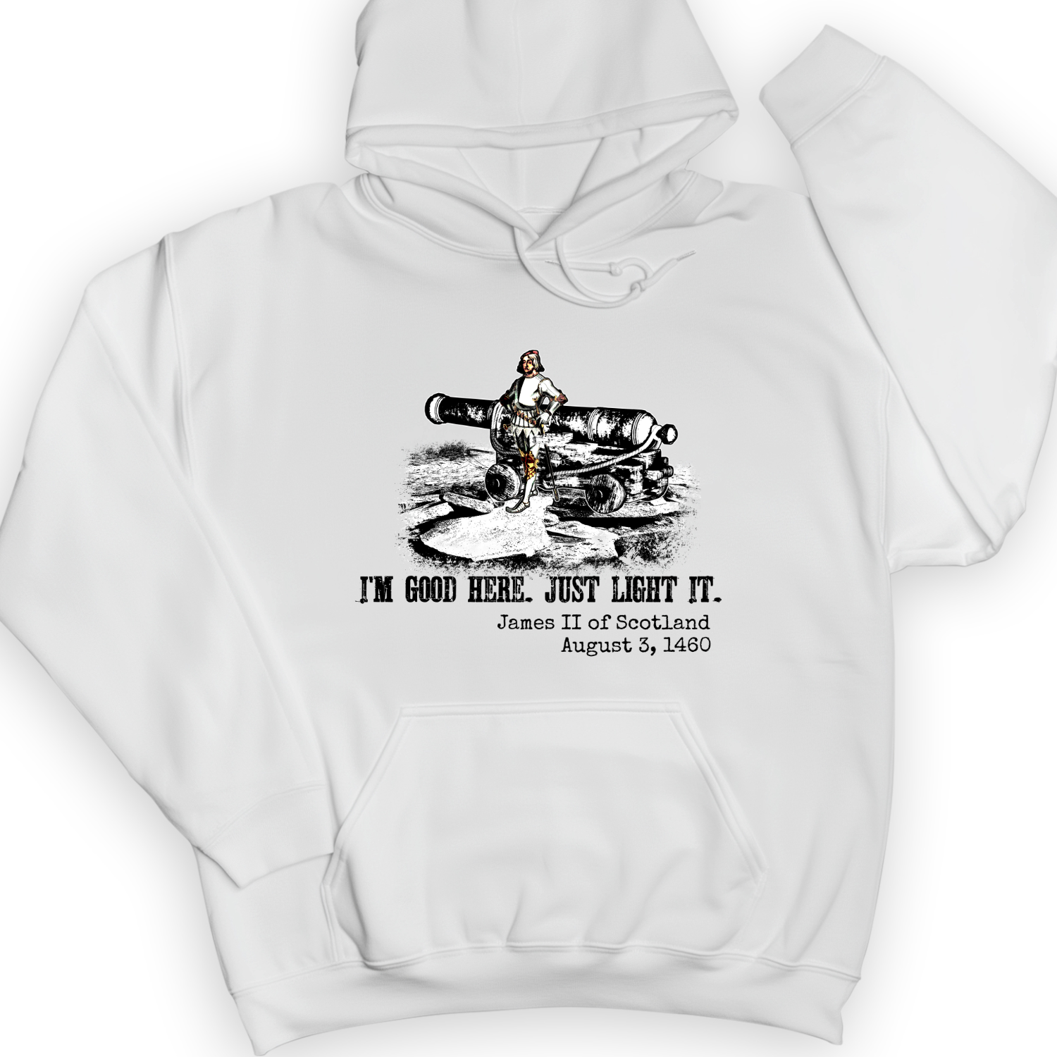James II Hoodie White / S