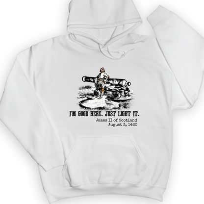 James II Hoodie White / S