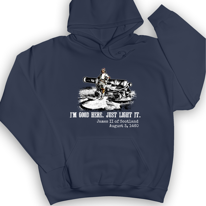James II Hoodie Navy / S