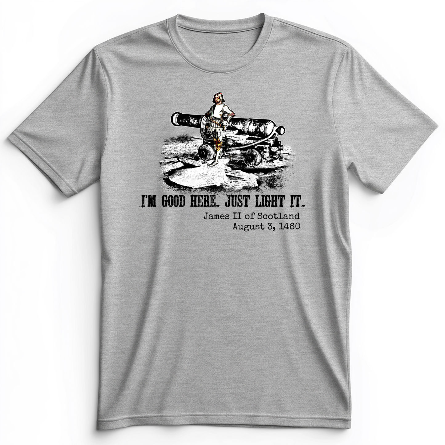 James II Premium Tee Athletic Heather / S