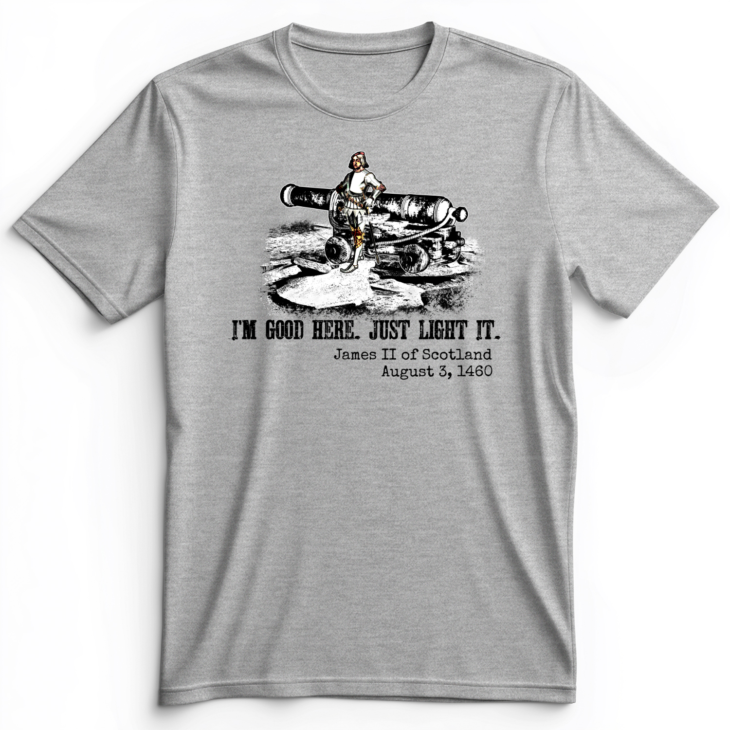 James II Premium Tee Athletic Heather / S