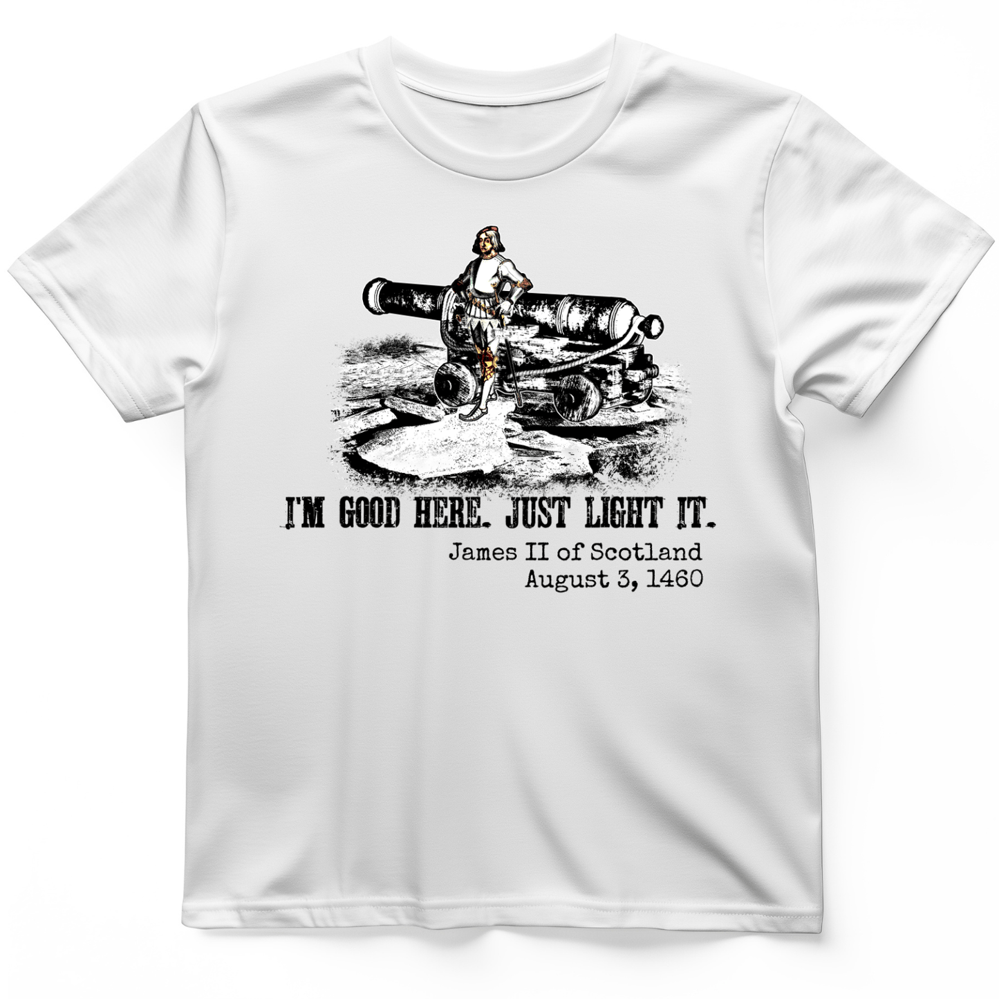 James II T-Shirt White / S