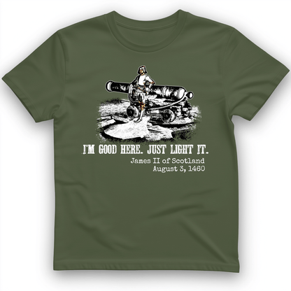James II T-Shirt Military Green / S