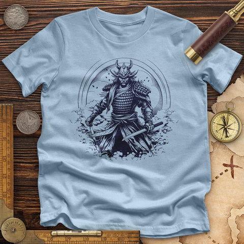 Japanese Samurai High Quality Tee Light Blue / S