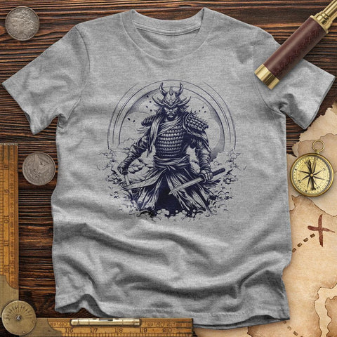Japanese Samurai T-Shirt Sport Grey / S