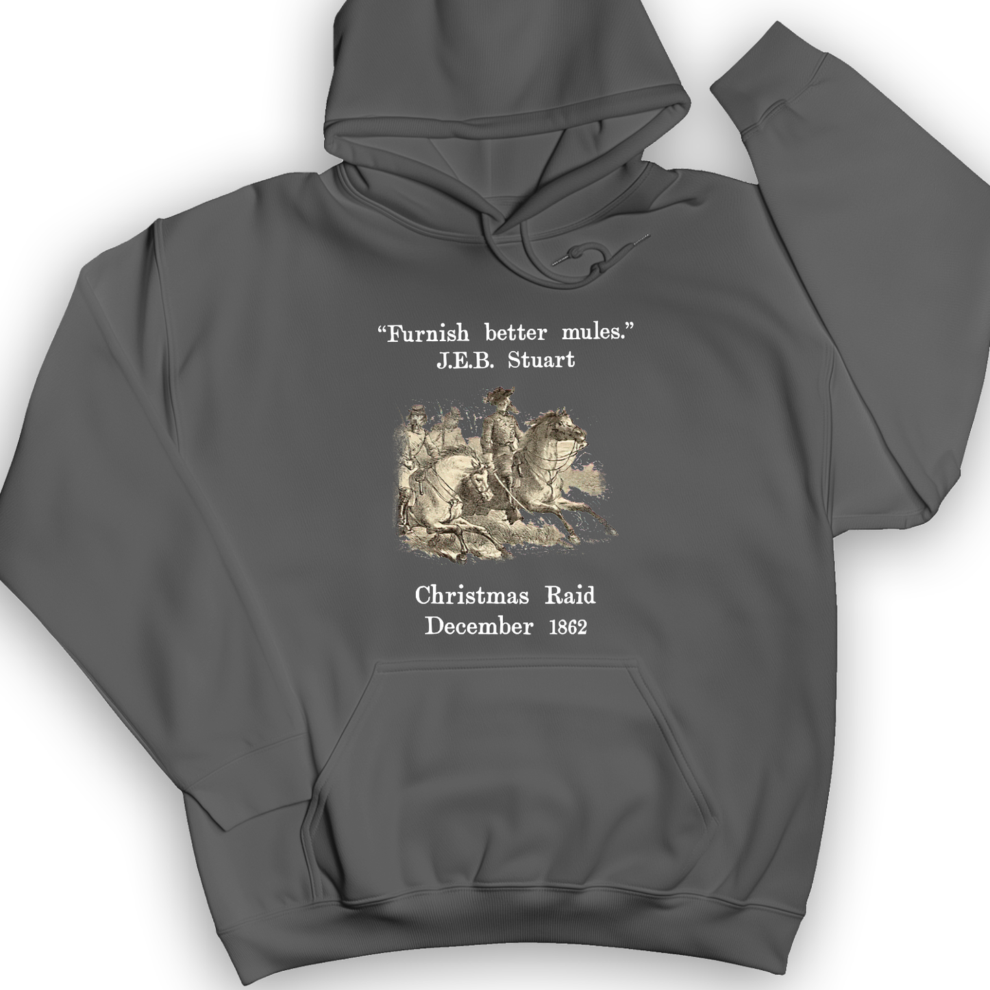 JEB Stuart Christmas Raid Hoodie Charcoal / S