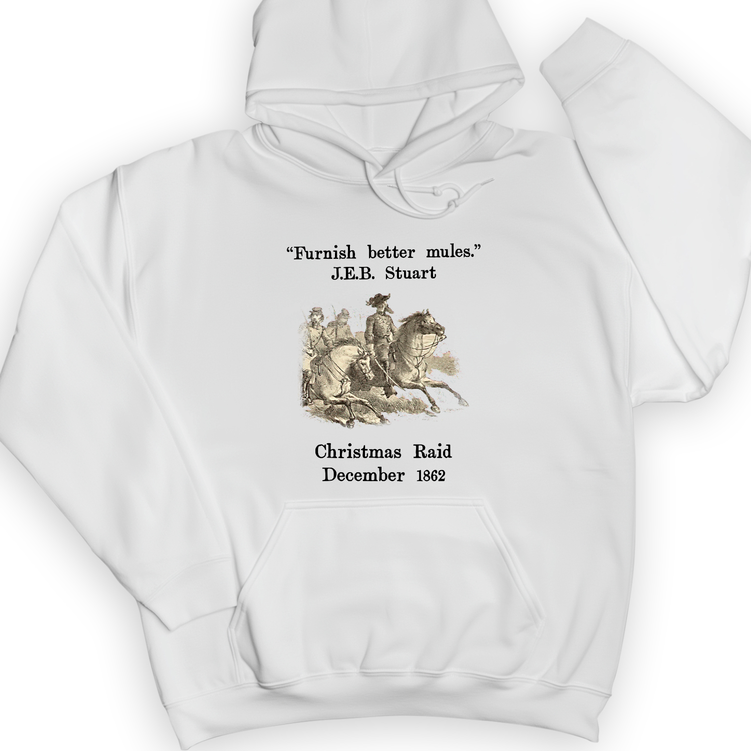 JEB Stuart Christmas Raid Hoodie White / S