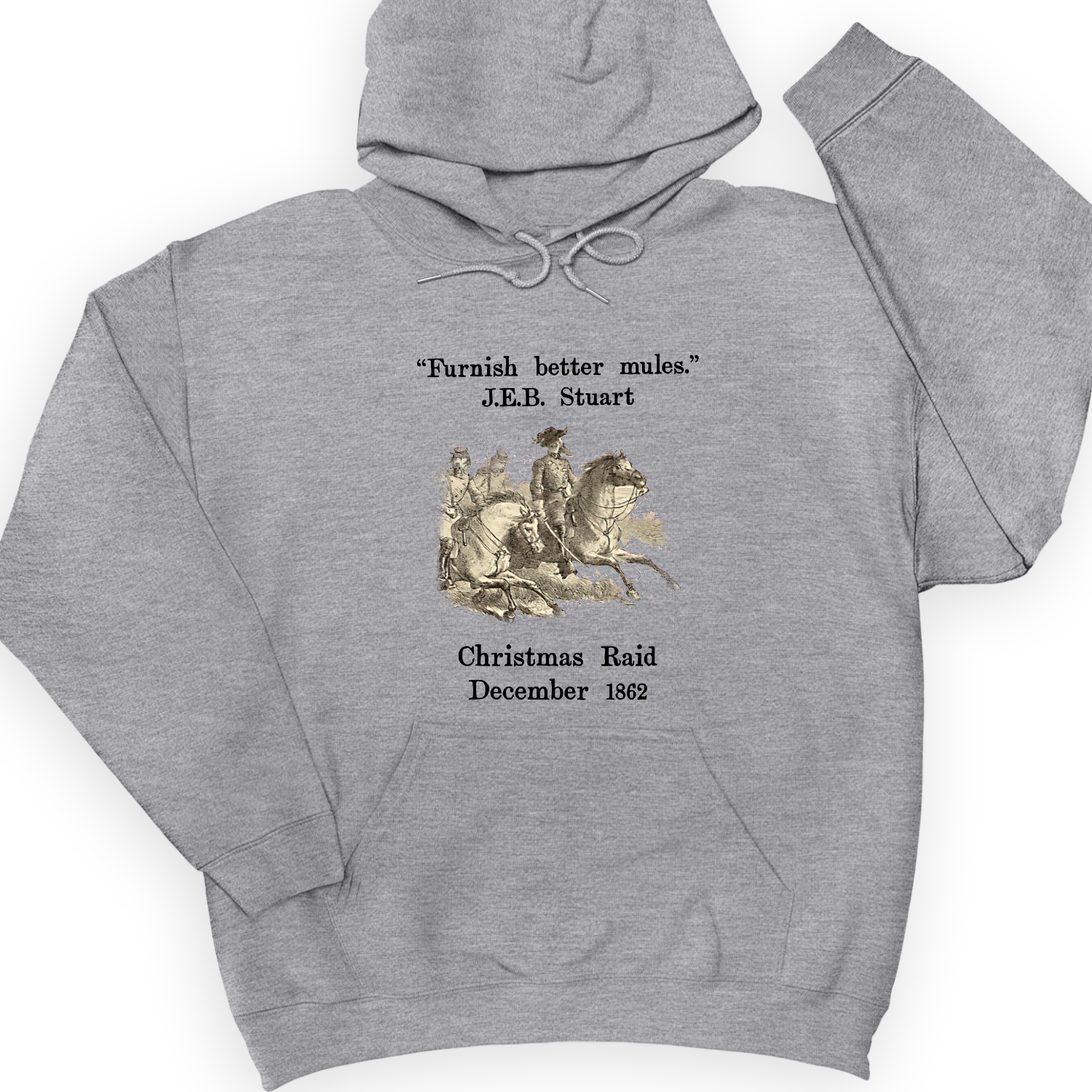 JEB Stuart Christmas Raid Hoodie Sport Grey / S