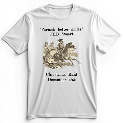 JEB Stuart Christmas Raid Premium Tee White / S