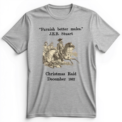 JEB Stuart Christmas Raid Premium Tee Athletic Heather / S