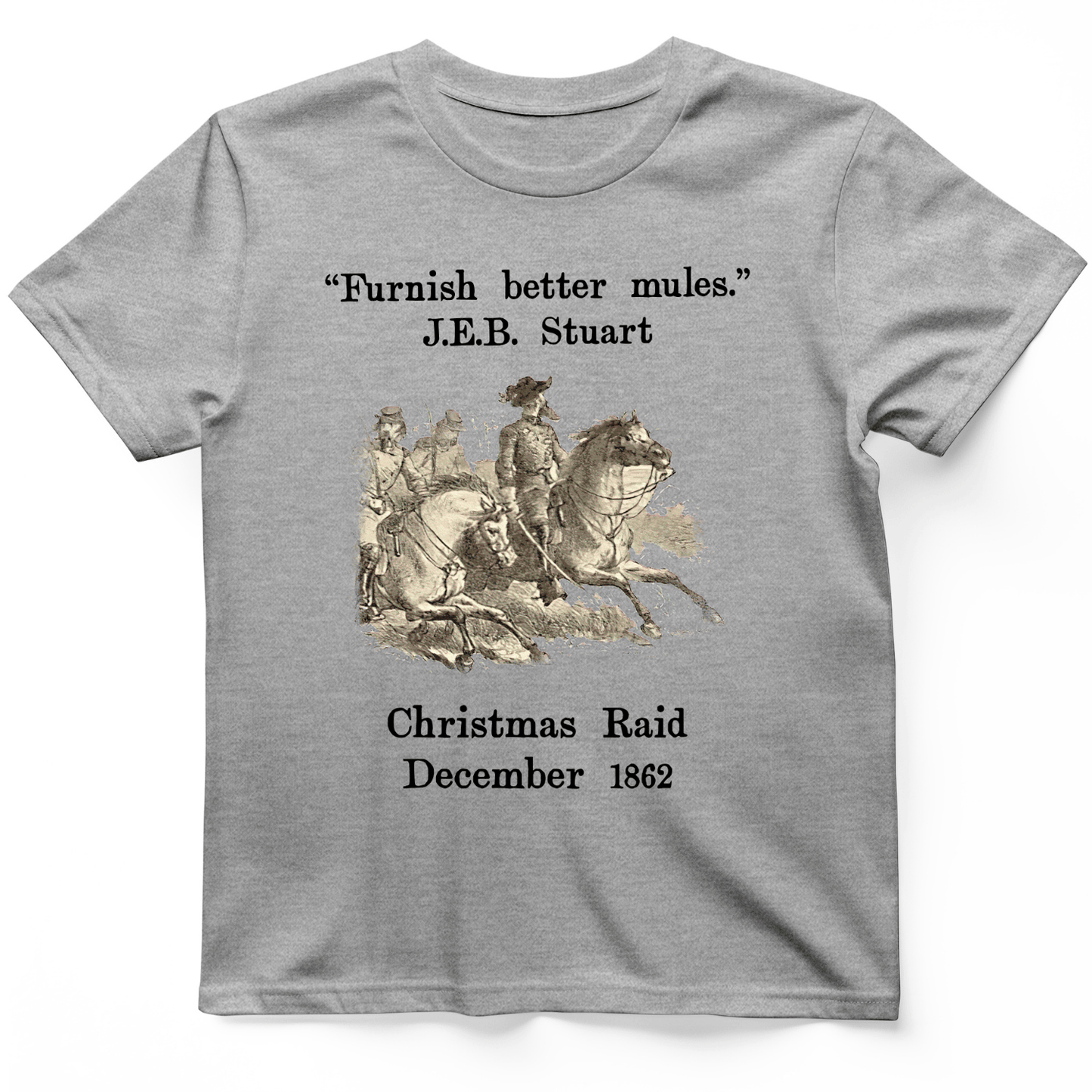 JEB Stuart Christmas Raid T-Shirt Sport Grey / S
