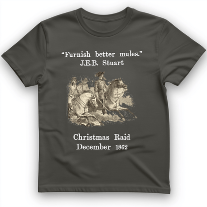JEB Stuart Christmas Raid T-Shirt Charcoal / S