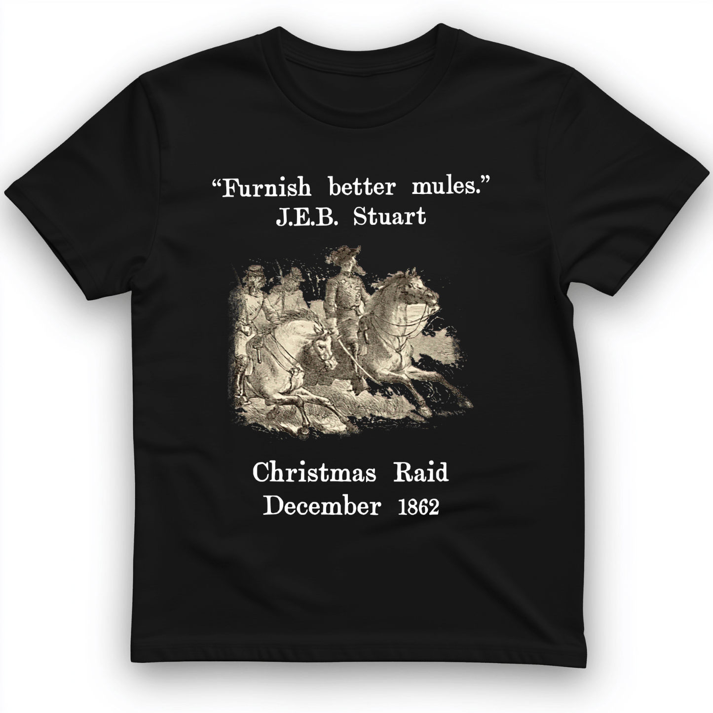 JEB Stuart Christmas Raid T-Shirt Black / S