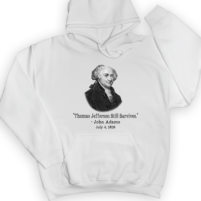 Jefferson Survives Hoodie White / S