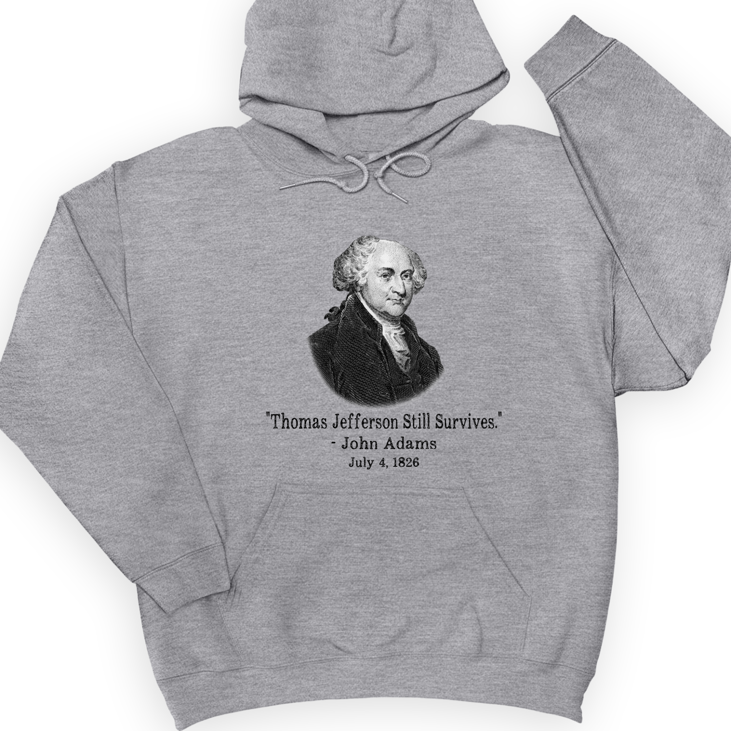 Jefferson Survives Hoodie Sport Grey / S