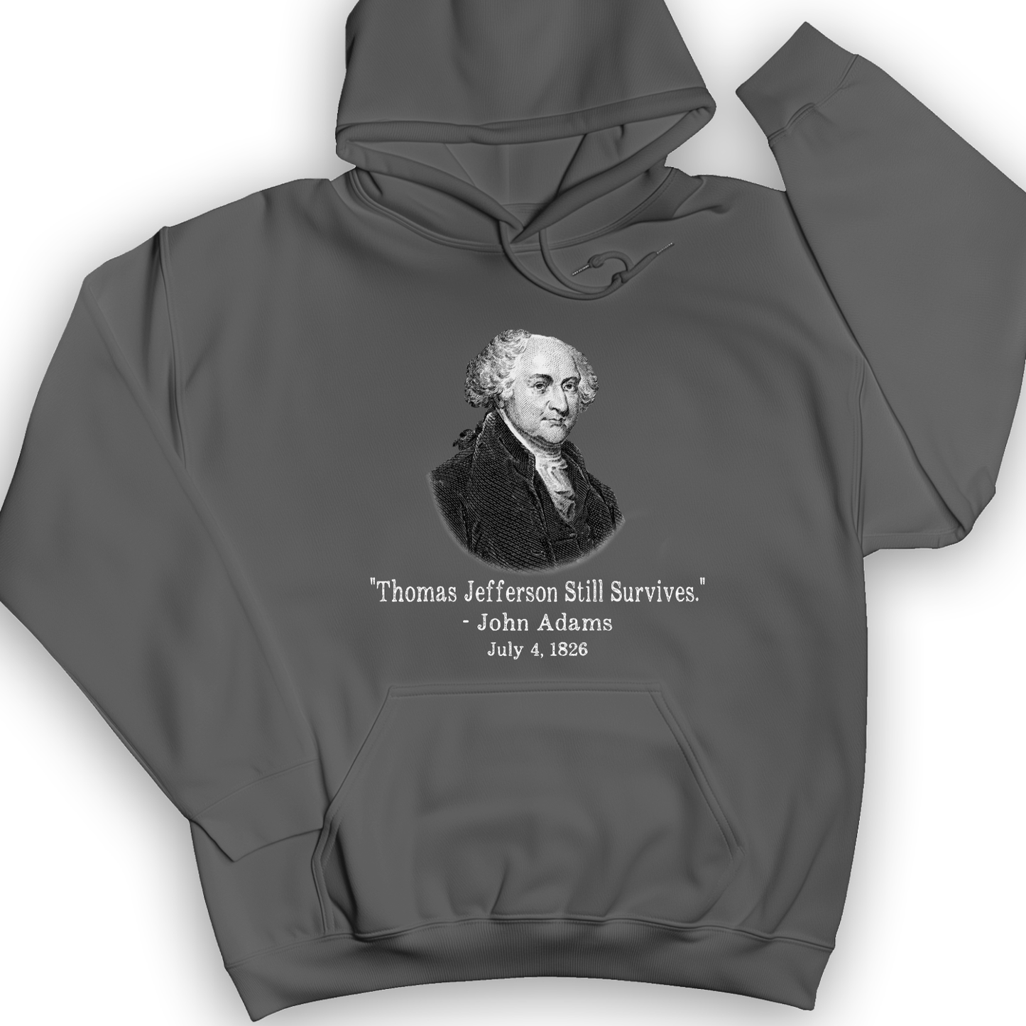 Jefferson Survives Hoodie Charcoal / S