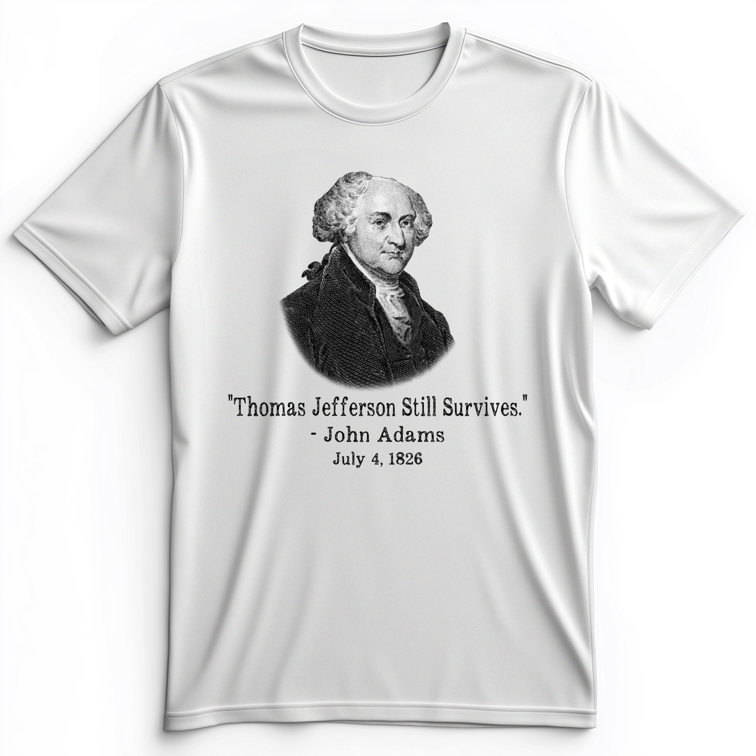 Jefferson Survives Premium Tee White / S
