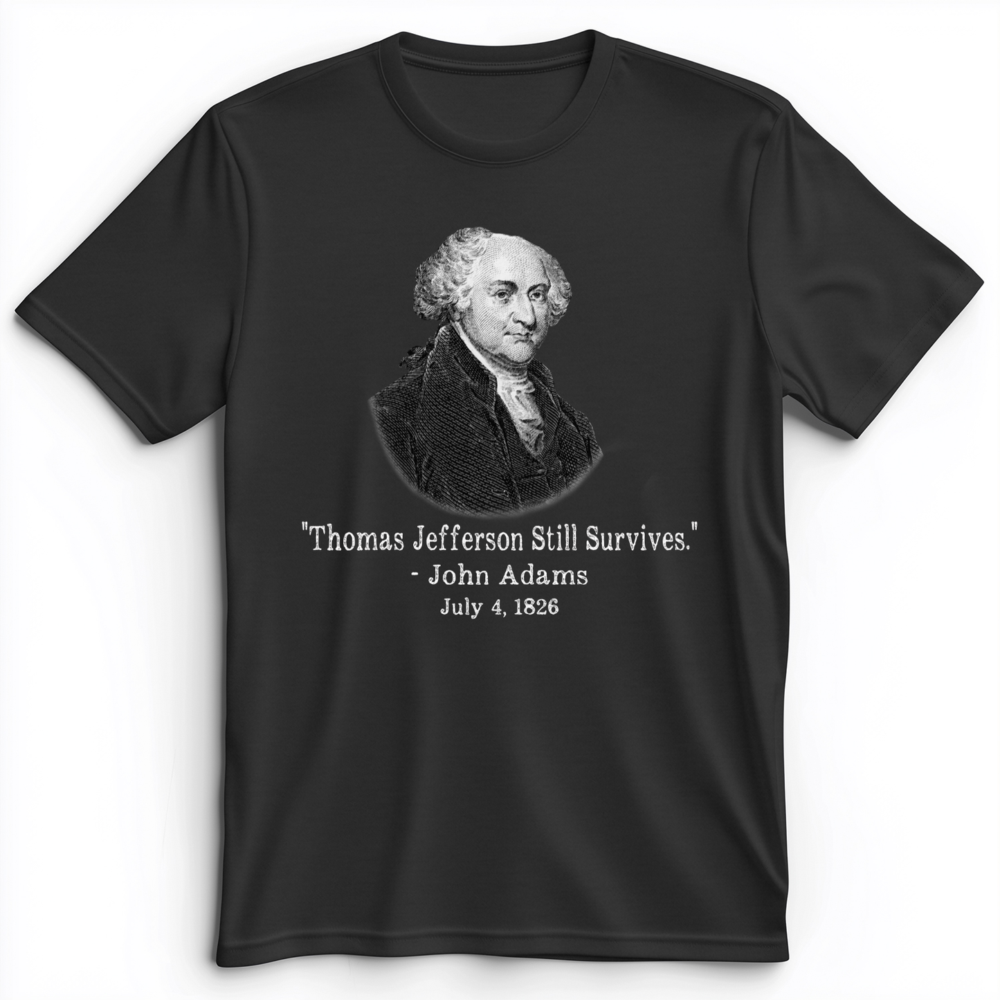 Jefferson Survives Premium Tee Dark Grey Heather / S