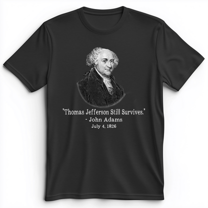 Jefferson Survives Premium Tee Dark Grey Heather / S