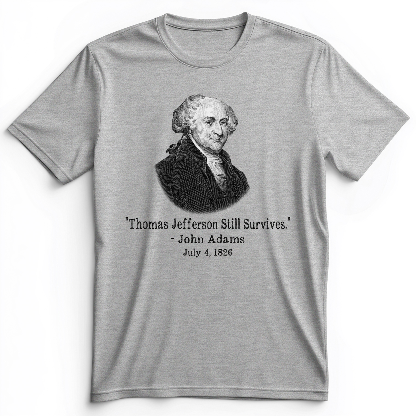 Jefferson Survives Premium Tee Athletic Heather / S