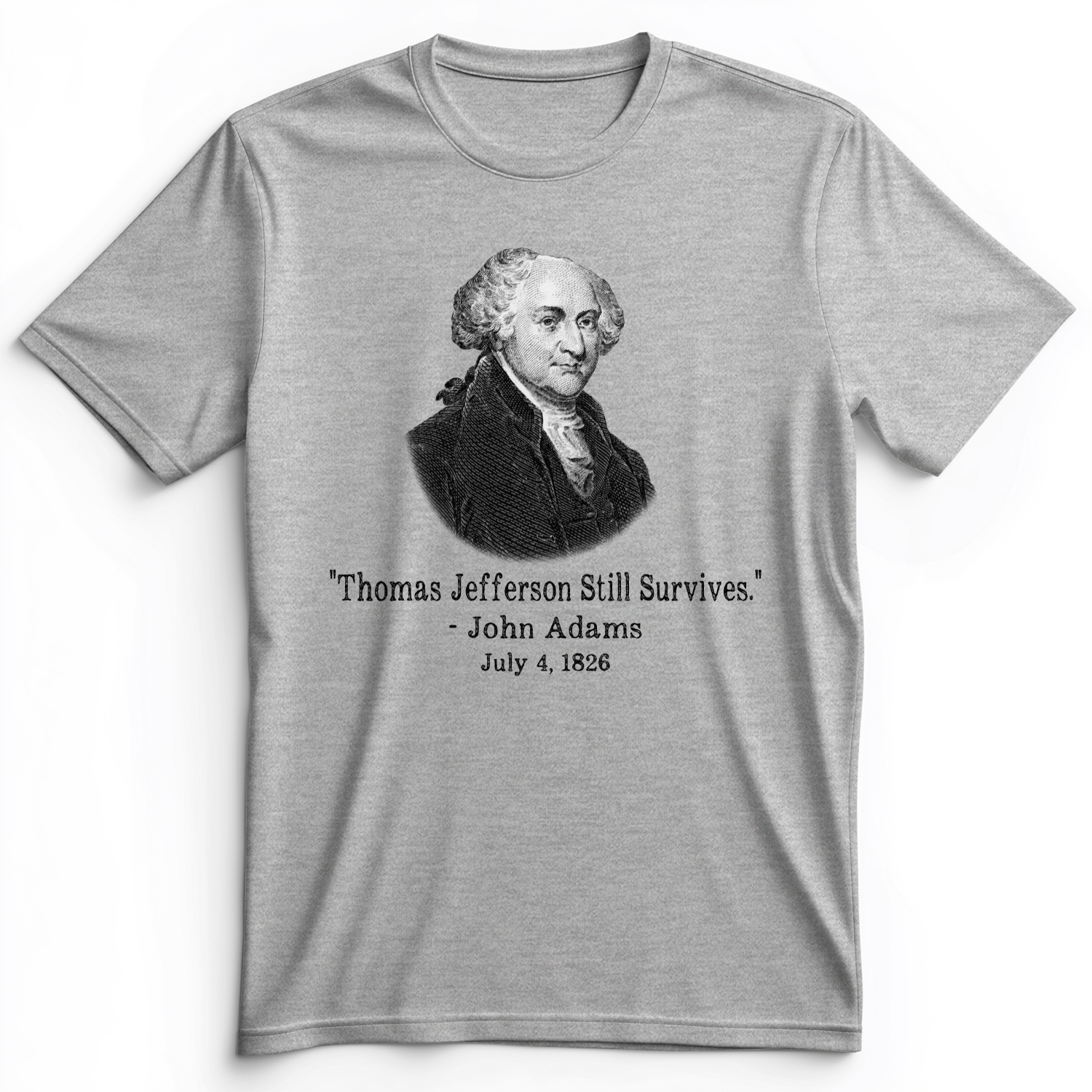 Jefferson Survives Premium Tee Athletic Heather / S