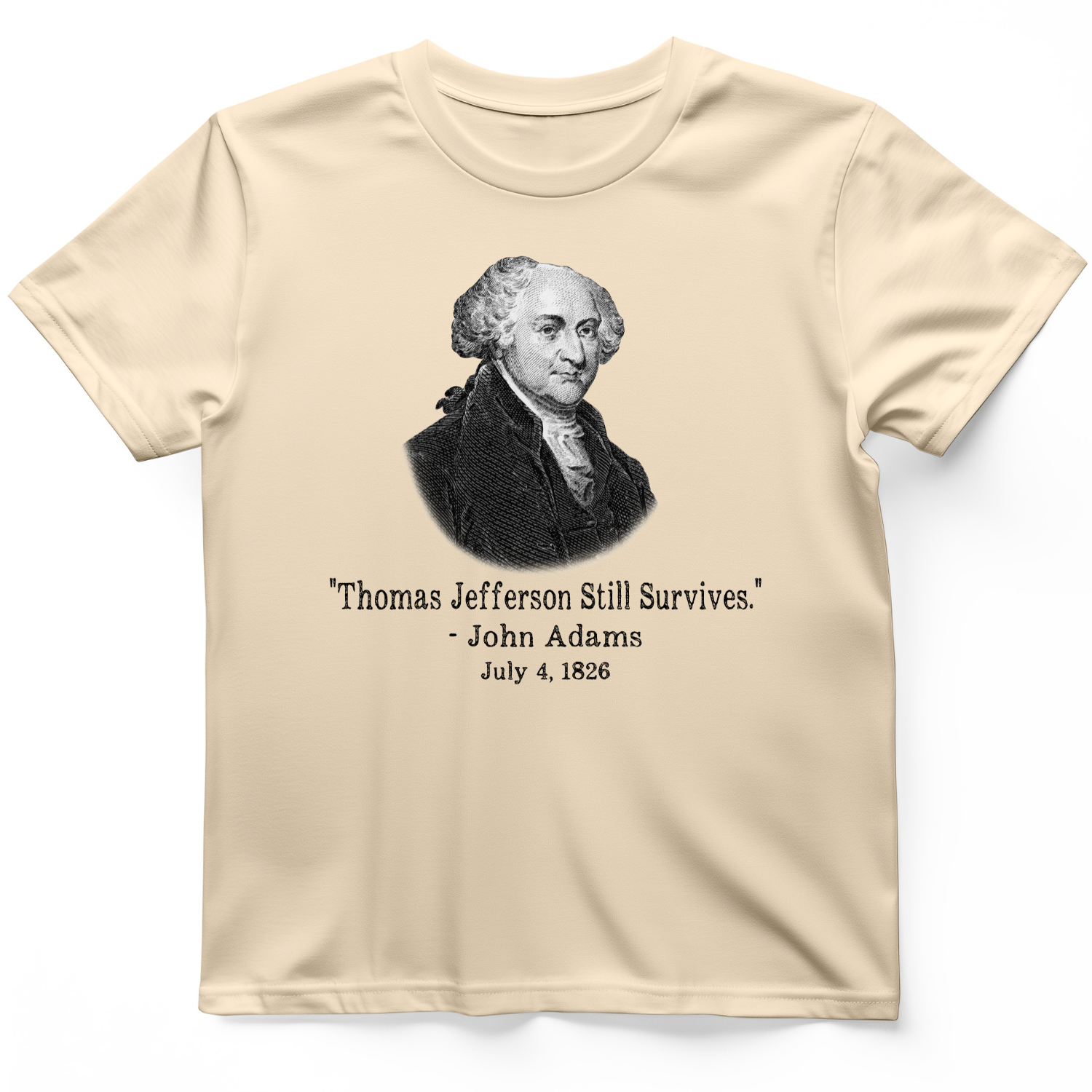 Jefferson Survives T-Shirt Natural / S