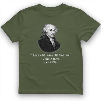 Jefferson Survives T-Shirt Military Green / S