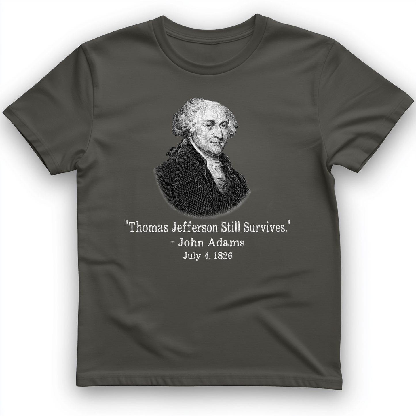 Jefferson Survives T-Shirt Charcoal / S