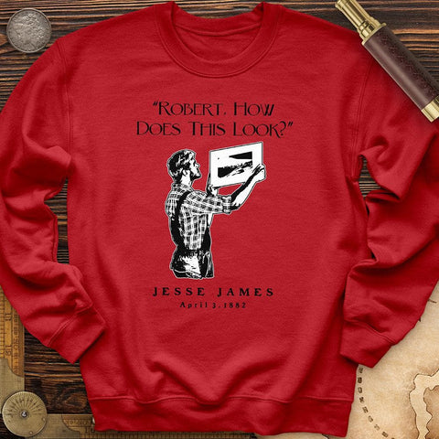 Jesse James Crewneck Red / S