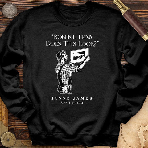 Jesse James Crewneck Black / S