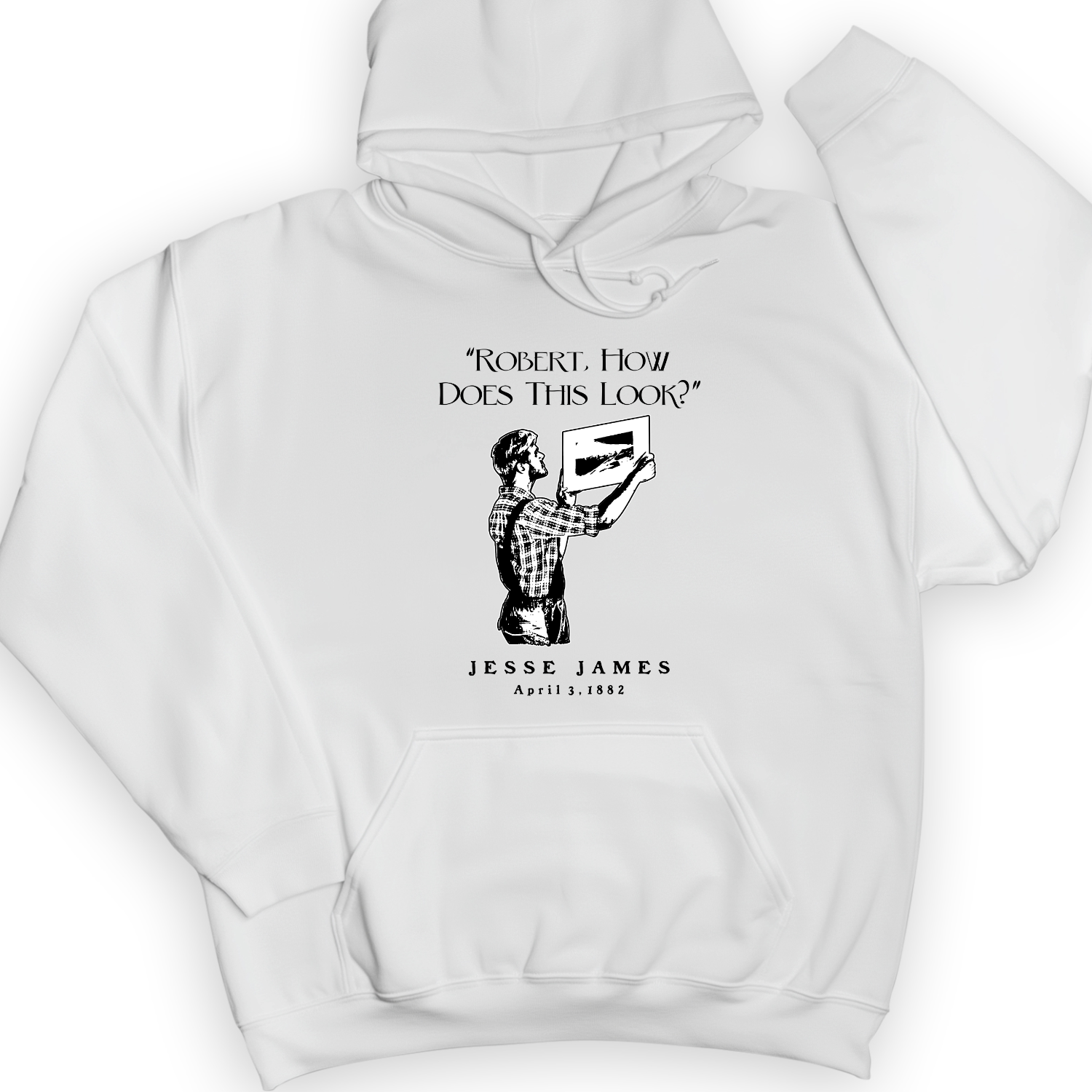 Jesse James Hoodie White / S