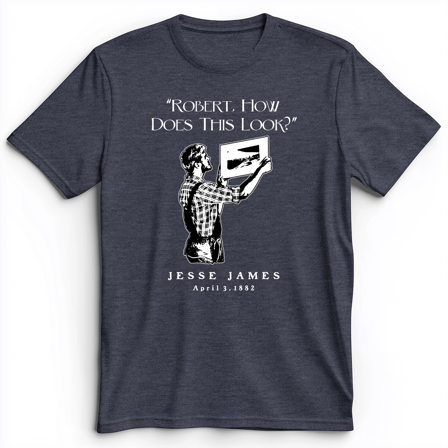 Jesse James Premium Tee Heather Navy / S