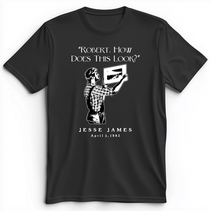 Jesse James Premium Tee Dark Grey Heather / S