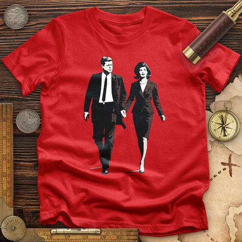 JFK and Jackie T-Shirt Red / S