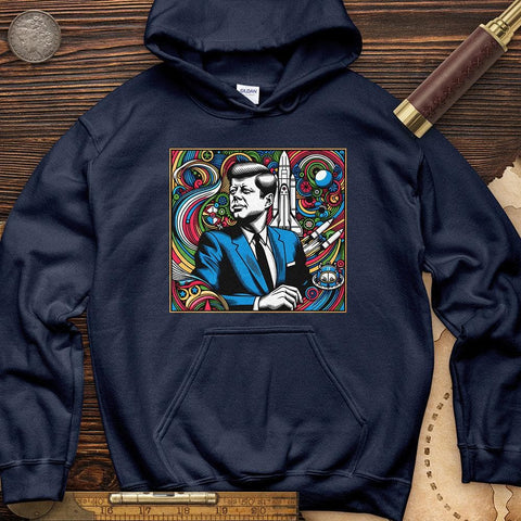 JFK Mosaic Hoodie Navy / S