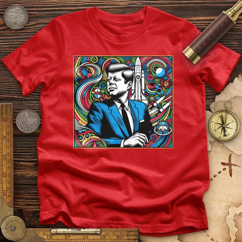 JFK Mosaic T-Shirt Red / S