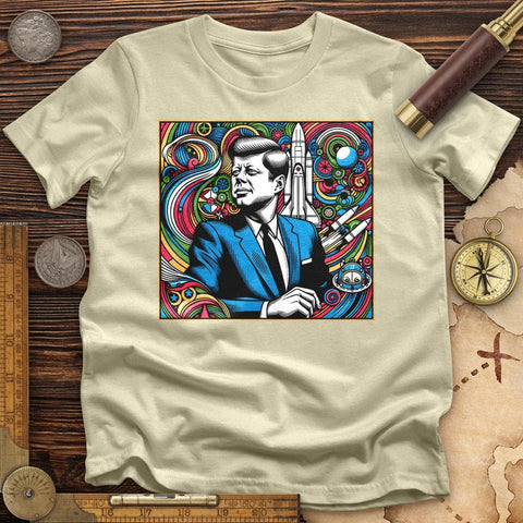 JFK Mosaic T-Shirt Natural / S