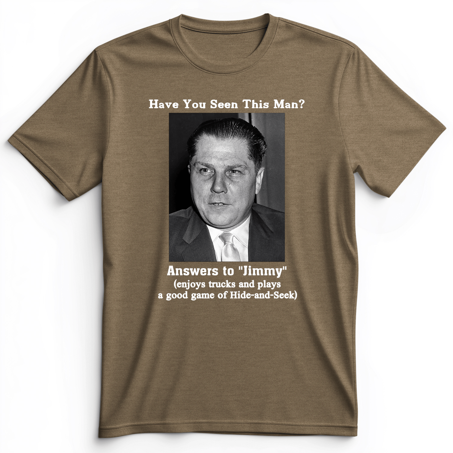 Jimmy Hoffa Premium Tee Heather Olive / S