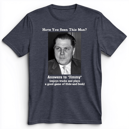 Jimmy Hoffa Premium Tee Heather Navy / S