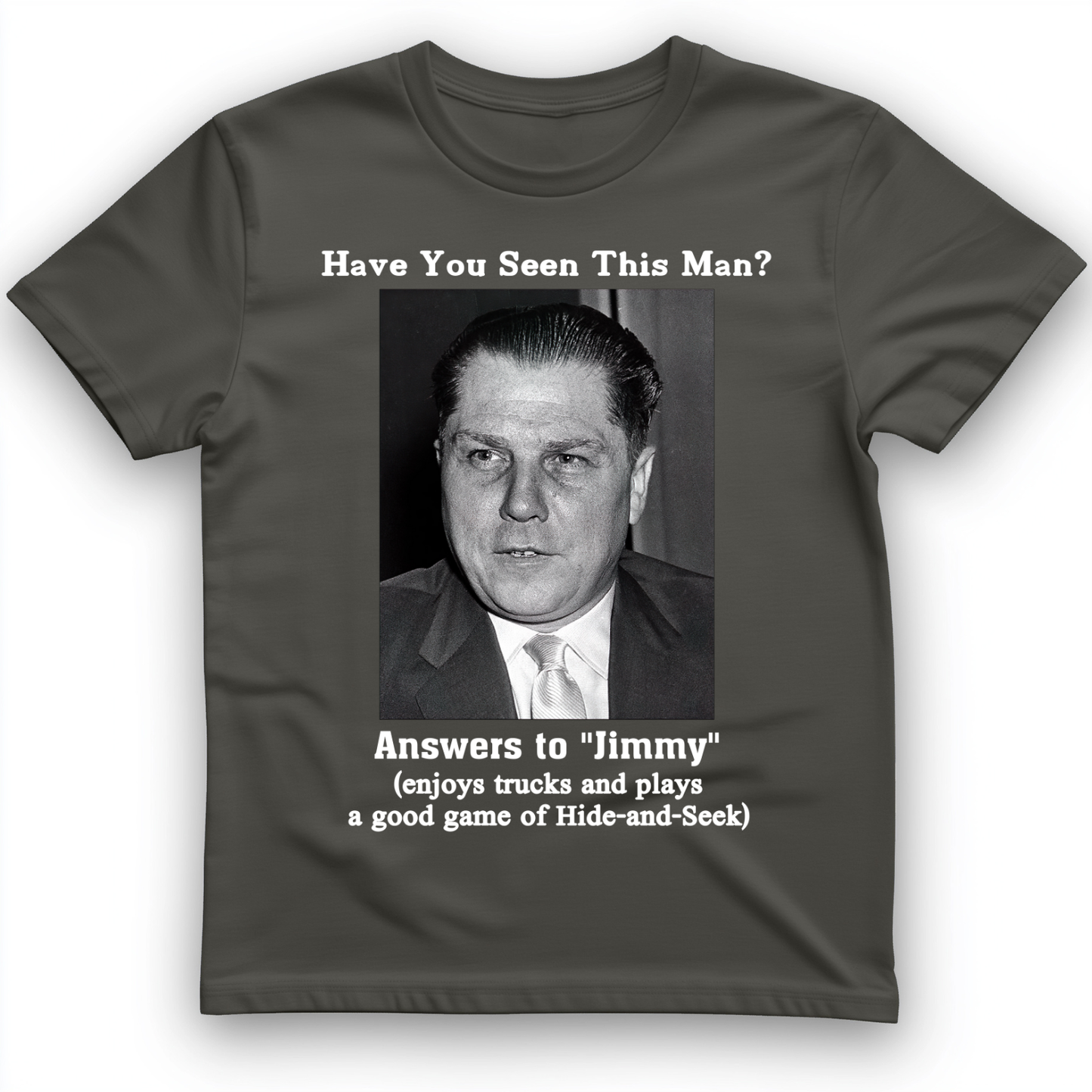 Jimmy Hoffa T-Shirt Charcoal / S