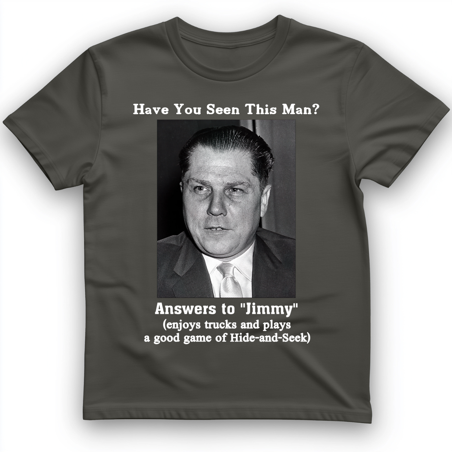 Jimmy Hoffa T-Shirt Charcoal / S