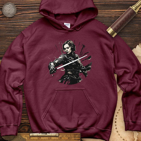 Joan of Ark Hoodie Maroon / S