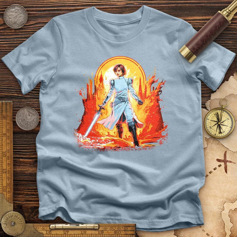 Joan of Ark Leia High Quality Tee Light Blue / S