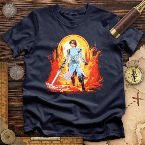 Joan of Ark Leia T-Shirt Navy / S