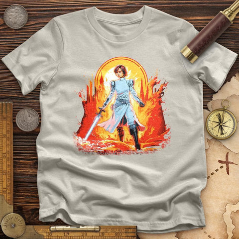 Joan of Ark Leia T-Shirt Ice Grey / S