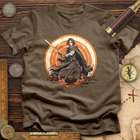 Joan of Ark Wars High Quality Tee Heather Olive / S