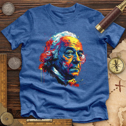 John Adams High Quality Tee Heather True Royal / S